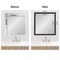 Amanti Art Mirror Makeover Bathroom Mirror Frame Border Kit - Fully Assembled Peel and Stick Frame - Mirror NOT Included - Accent Bronze Narrow Trim